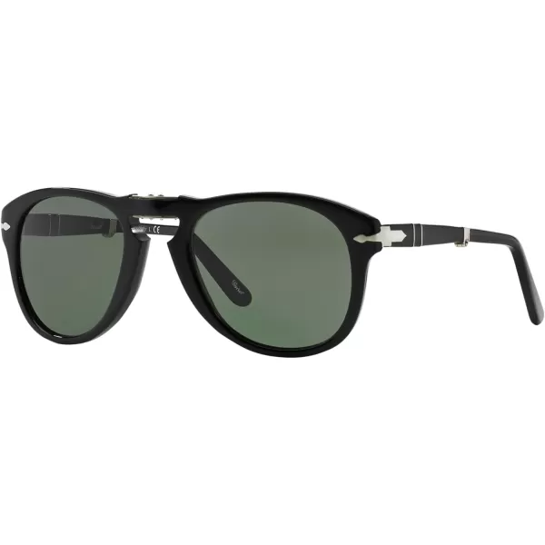 Persol PO0714 Aviator SunglassesBlackGreen