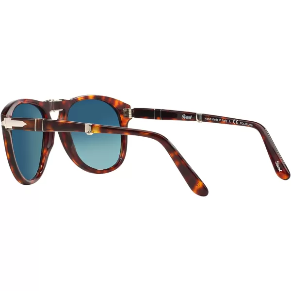 Persol PO0714 Aviator SunglassesHavanaBlue Gradient Polarized