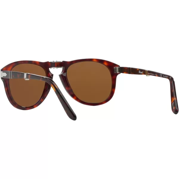 Persol PO0714 Aviator SunglassesHavanaBrown Polarized