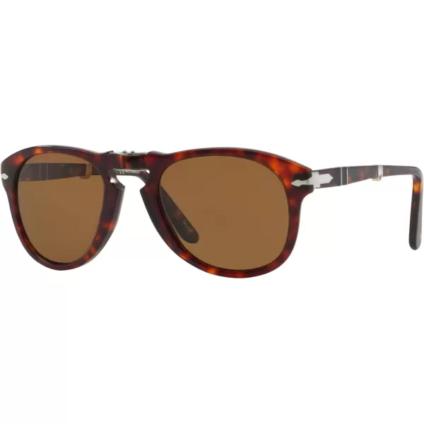 Persol PO0714 Aviator SunglassesHavanaBrown Polarized