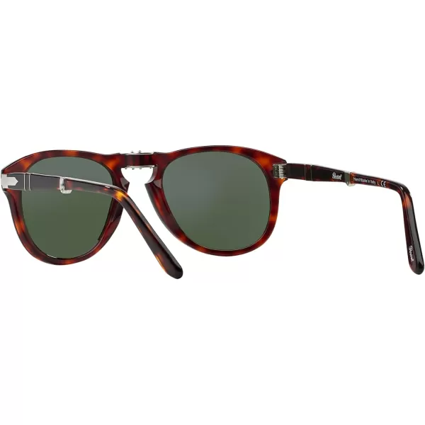 Persol PO0714 Aviator SunglassesHavanaCrystal Green