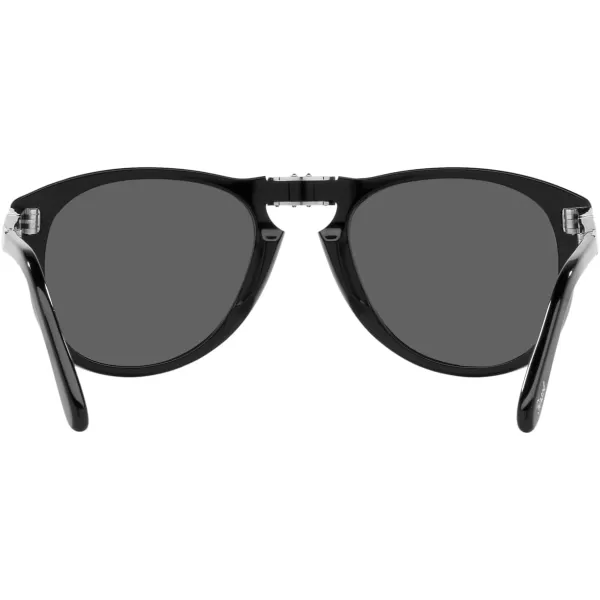 Persol PO0714SM Steve McQueen Aviator SunglassesBlackDark Grey