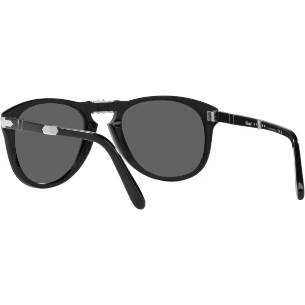 Persol PO0714SM Steve McQueen Aviator SunglassesBlackDark Grey