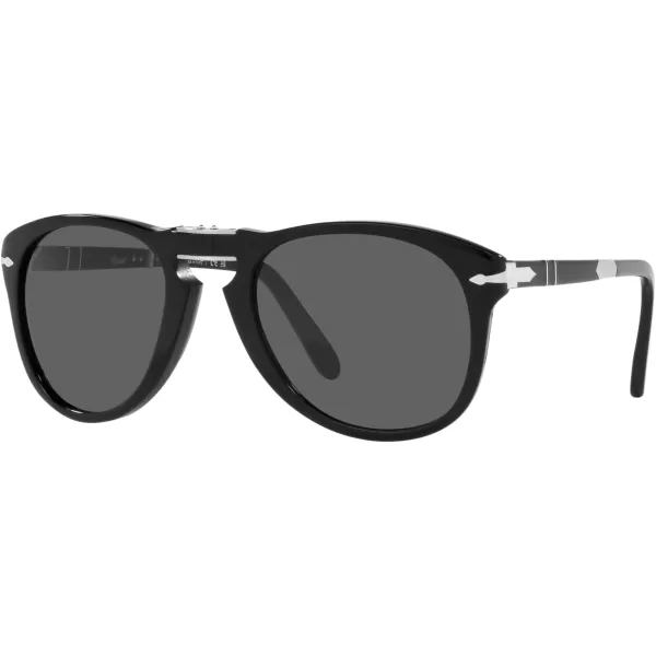 Persol PO0714SM Steve McQueen Aviator SunglassesBlackDark Grey