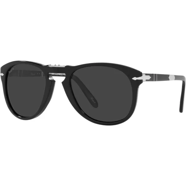 Persol PO0714SM Steve McQueen Aviator SunglassesBlackGrey Polarized