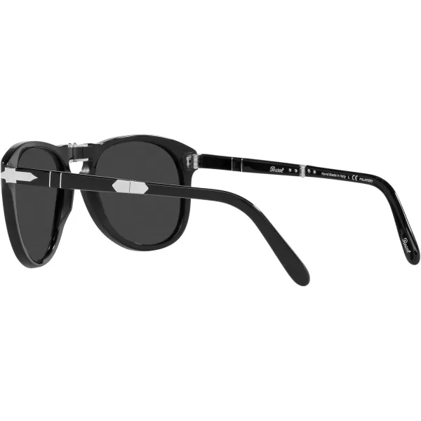 Persol PO0714SM Steve McQueen Aviator SunglassesBlackGrey Polarized