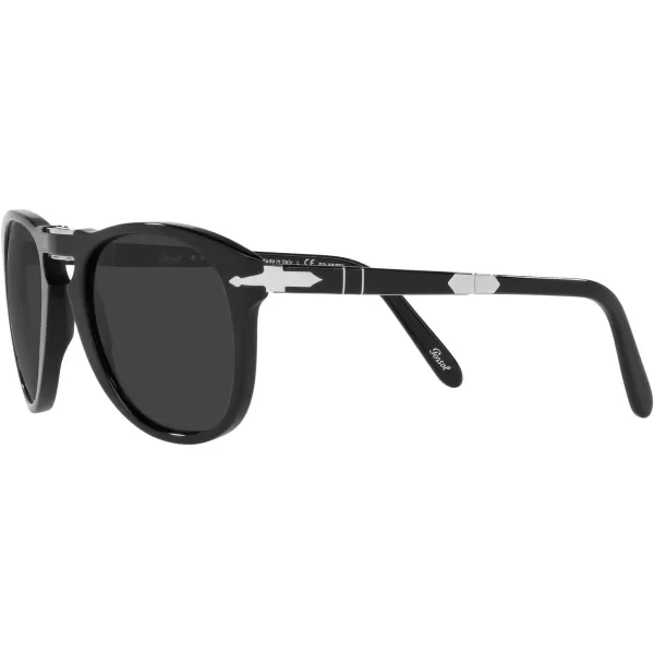 Persol PO0714SM Steve McQueen Aviator SunglassesBlackGrey Polarized