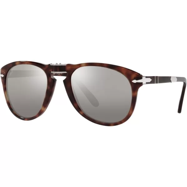 Persol PO0714SM Steve McQueen Aviator SunglassesHavanaGrey