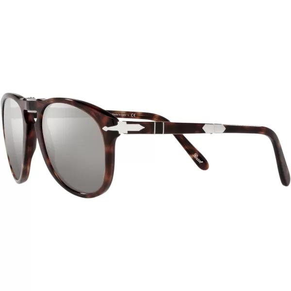 Persol PO0714SM Steve McQueen Aviator SunglassesHavanaGrey