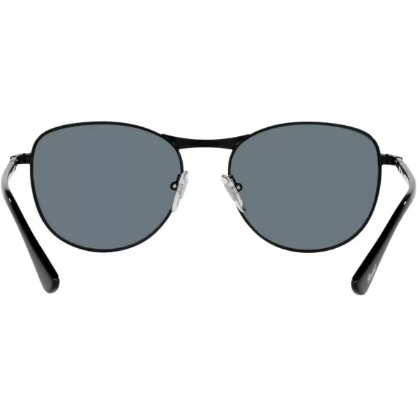 Persol PO1002S Pilot SunglassesDemigloss BlackDark Blue Polarized