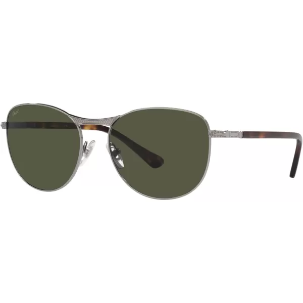 Persol PO1002S Pilot SunglassesGunmetalGreen