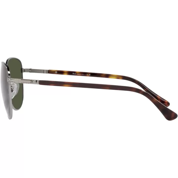 Persol PO1002S Pilot SunglassesGunmetalGreen