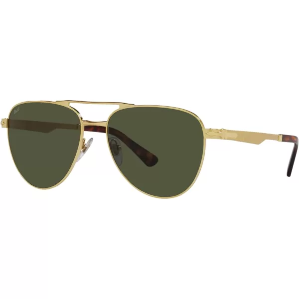 Persol PO1003S Pilot SunglassesGoldGreen