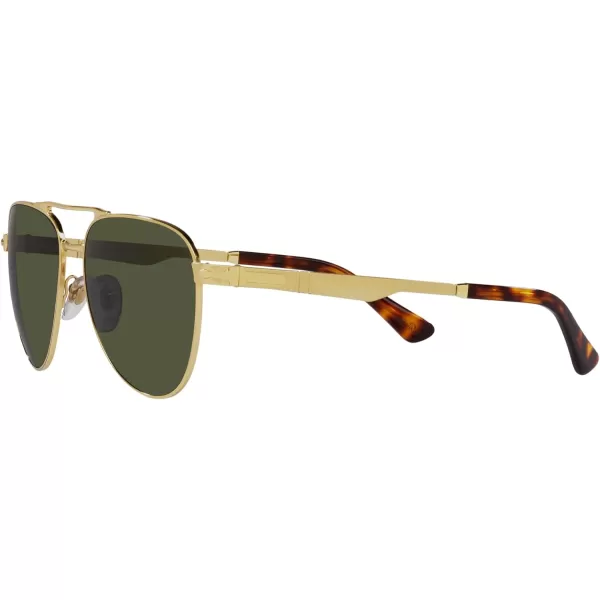 Persol PO1003S Pilot SunglassesGoldGreen