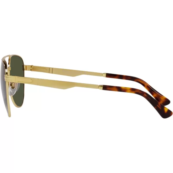 Persol PO1003S Pilot SunglassesGoldGreen