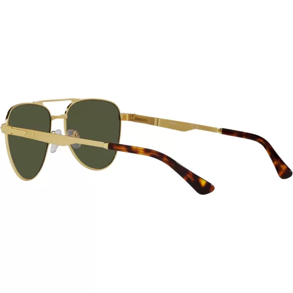 Persol PO1003S Pilot SunglassesGoldGreen