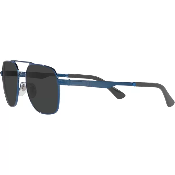 Persol PO1004S Pilot SunglassesBlueDark Grey Polarized