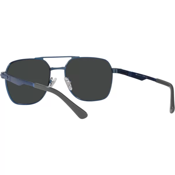 Persol PO1004S Pilot SunglassesBlueDark Grey Polarized