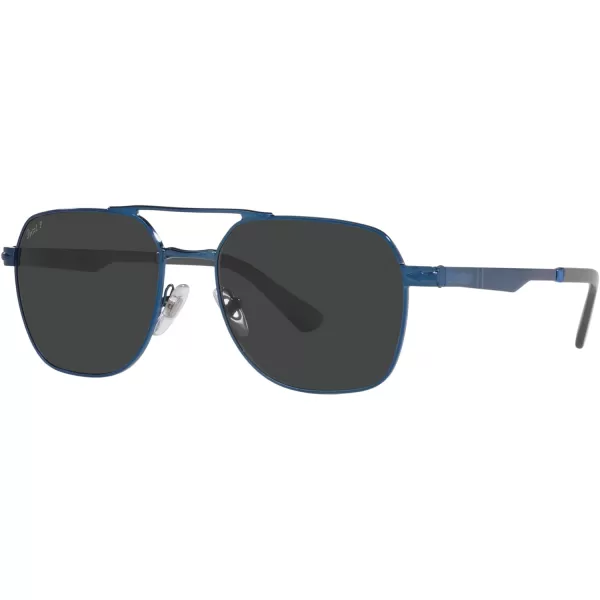 Persol PO1004S Pilot SunglassesBlueDark Grey Polarized