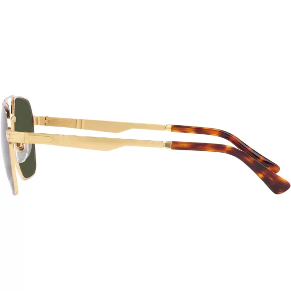 Persol PO1004S Pilot SunglassesGoldGreen