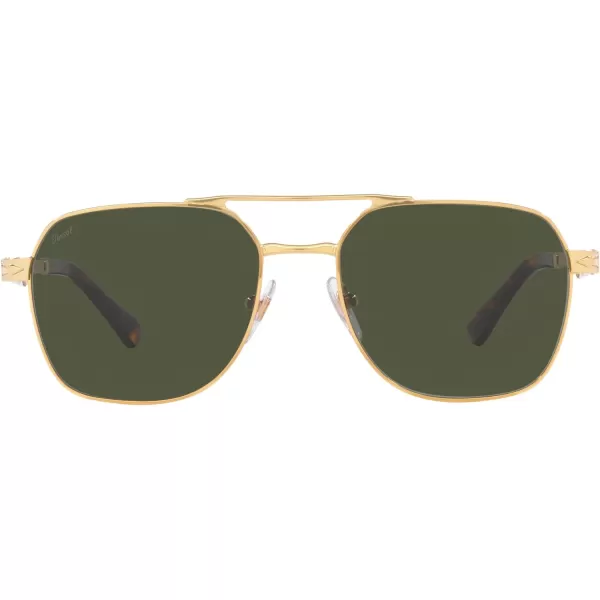 Persol PO1004S Pilot SunglassesGoldGreen