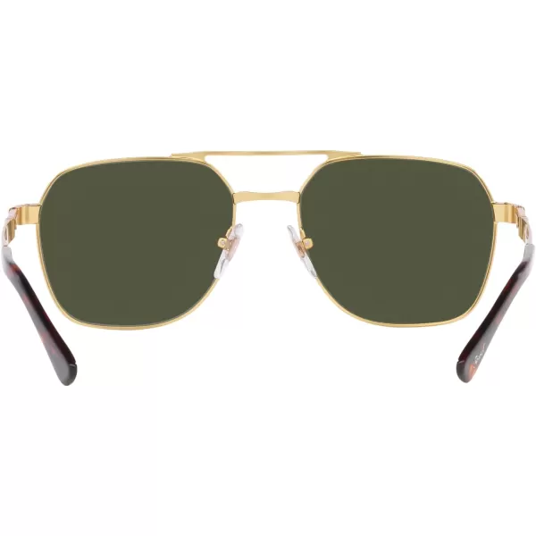 Persol PO1004S Pilot SunglassesGoldGreen