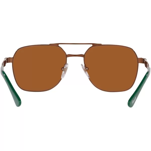 Persol PO1004S Pilot SunglassesShiny BrownLight Brown