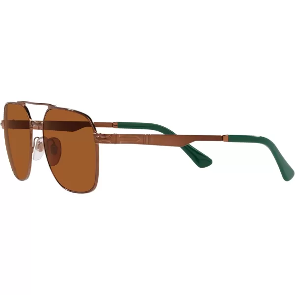 Persol PO1004S Pilot SunglassesShiny BrownLight Brown