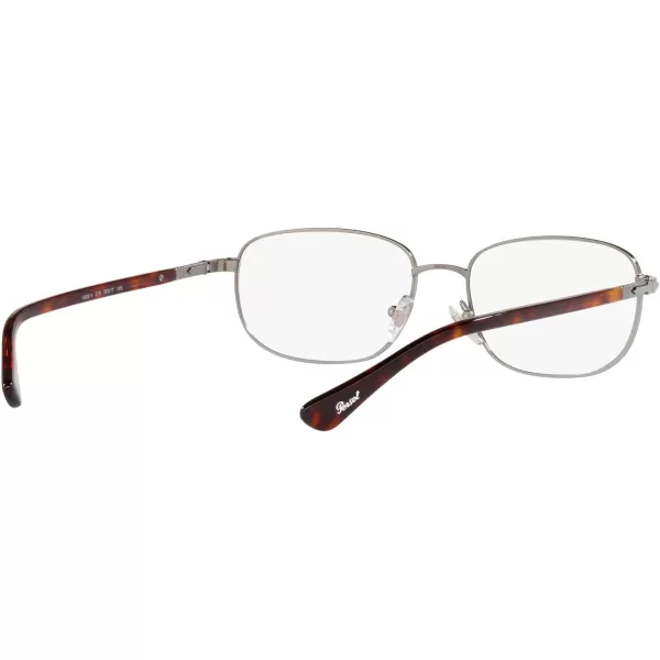 Persol PO1005V Oval Prescription Eyewear FramesGunmetalDemo Lens