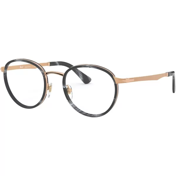 Persol PO2468V Round Prescription Eyewear FramesCopperDemo Lens