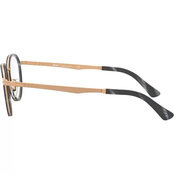 Persol PO2468V Round Prescription Eyewear FramesCopperDemo Lens