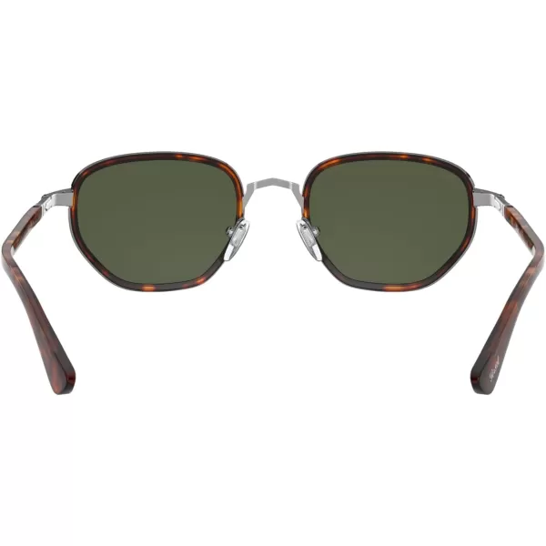 Persol PO2471S Round SunglassesGunmetalHavanaGreen