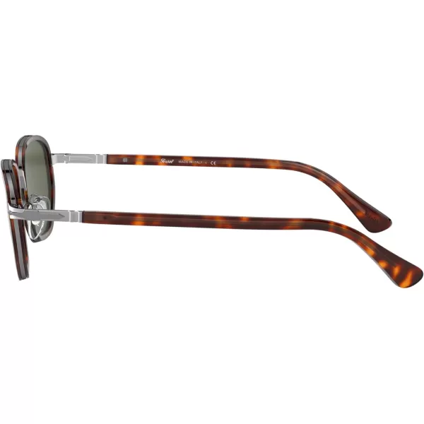 Persol PO2471S Round SunglassesGunmetalHavanaGreen