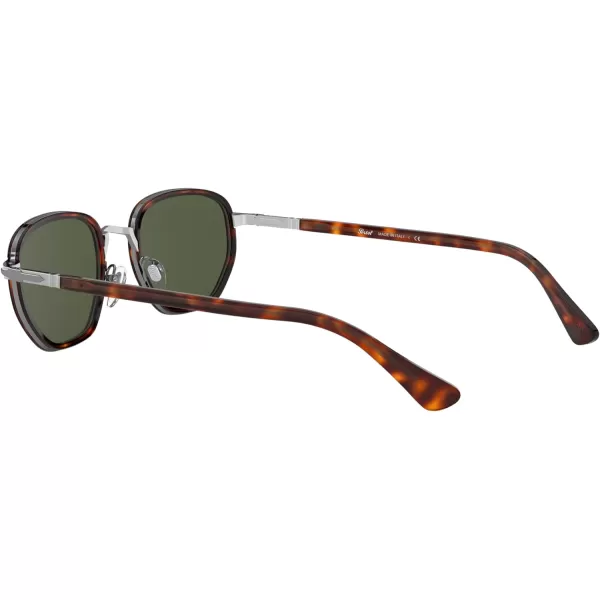 Persol PO2471S Round SunglassesGunmetalHavanaGreen