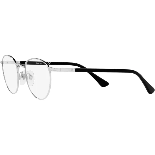 Persol PO2478V Square Prescription Eyewear FramesSilverDemo Lens