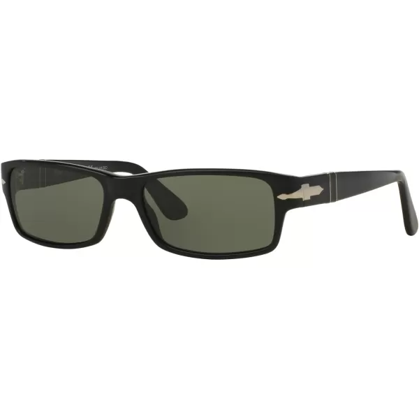 Persol PO2747S Rectangular SunglassesBlackGreen Polarized