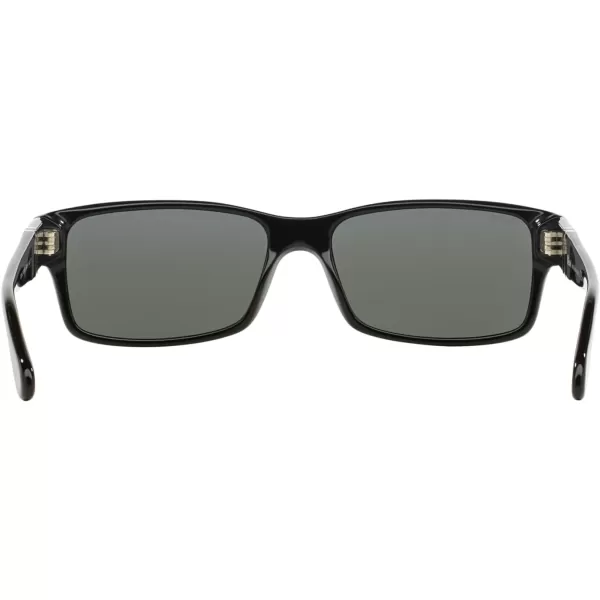 Persol PO2803S Rectangular SunglassesBlackGreen Polarized