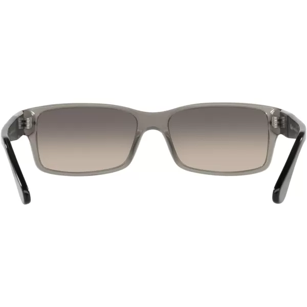 Persol PO2803S Rectangular SunglassesGrey Taupe TransparentGrey Gradient