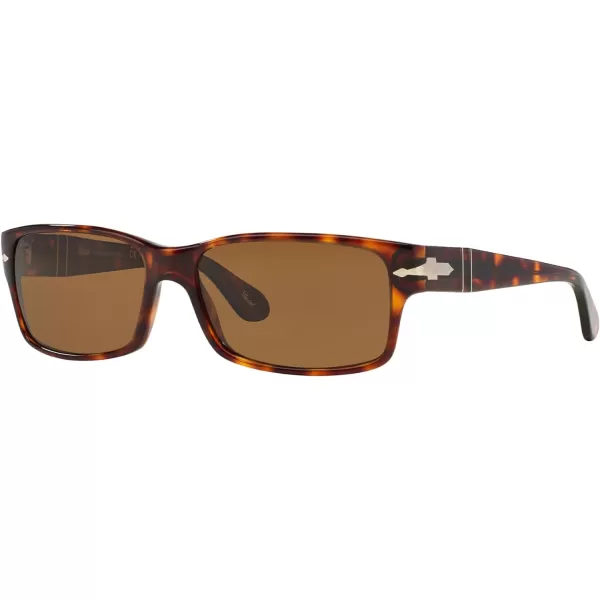 Persol PO2803S Rectangular SunglassesHavanaBrown Polarized