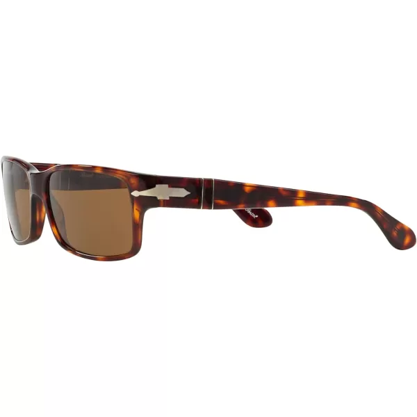 Persol PO2803S Rectangular SunglassesHavanaBrown Polarized