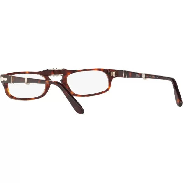 Persol PO2886V Rectangular Prescription Eyewear FramesHavanaDemo Lens