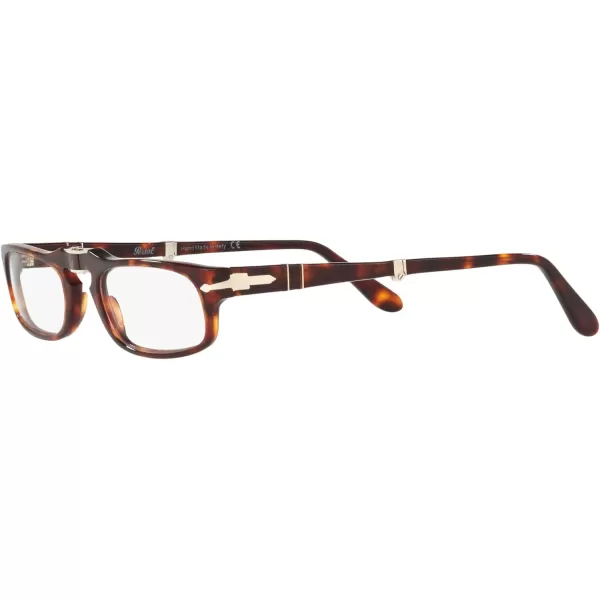 Persol PO2886V Rectangular Prescription Eyewear FramesHavanaDemo Lens