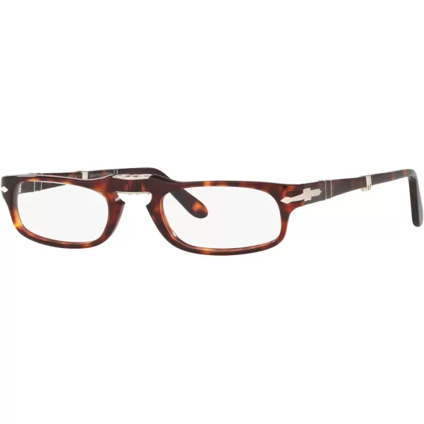 Persol PO2886V Rectangular Prescription Eyewear FramesHavanaDemo Lens