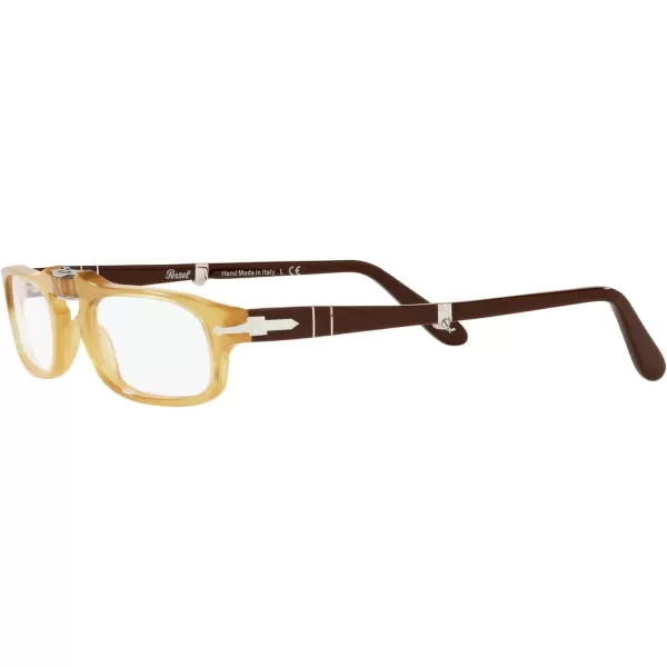 Persol PO2886V Rectangular Prescription Eyewear FramesHoneyDemo Lens