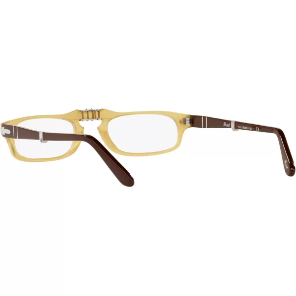 Persol PO2886V Rectangular Prescription Eyewear FramesHoneyDemo Lens