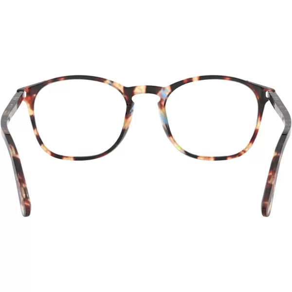 Persol PO3007VM Square Prescription Eyewear FramesAzureBrown TortoiseDemo Lens