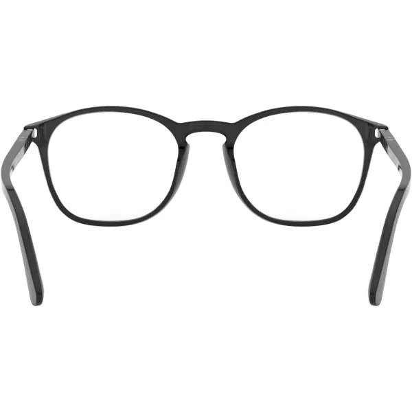 Persol PO3007VM Square Prescription Eyewear FramesBlackDemo Lens