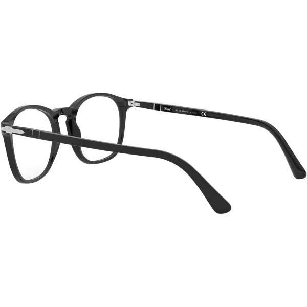 Persol PO3007VM Square Prescription Eyewear FramesBlackDemo Lens