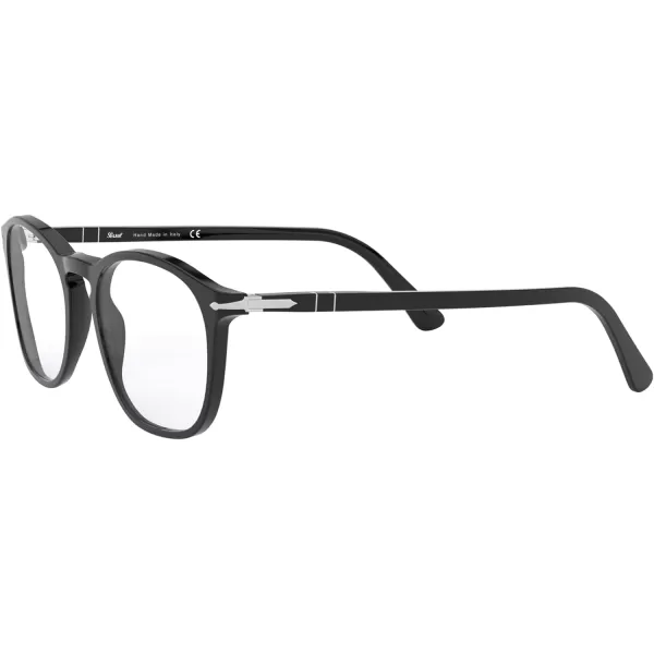 Persol PO3007VM Square Prescription Eyewear FramesBlackDemo Lens