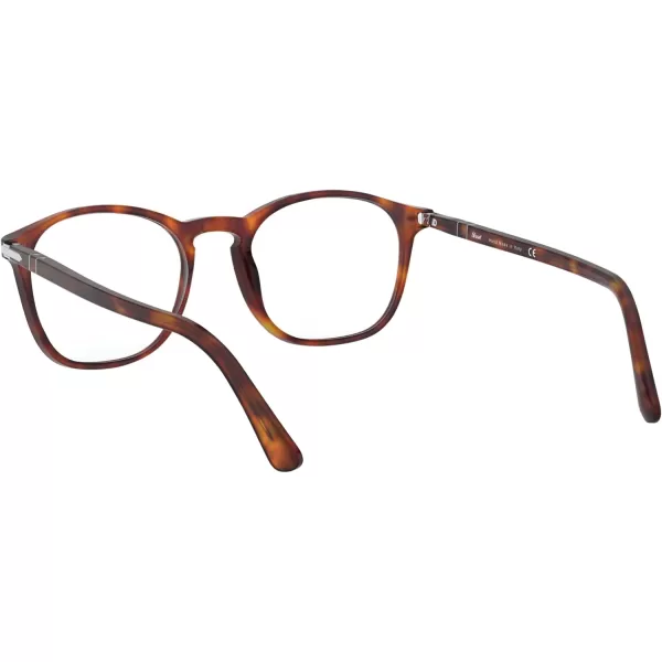 Persol PO3007VM Square Prescription Eyewear FramesHavanaDemo Lens